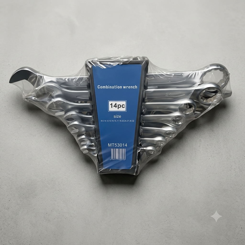 14 Piece Combination Wrench/Spanner Set