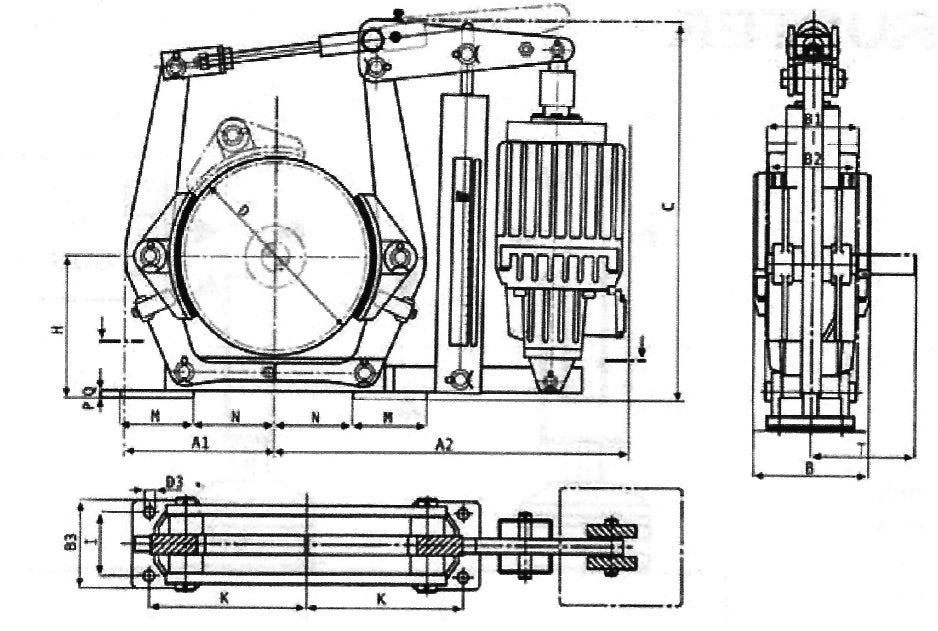 Electromagnetic Drum Brakes